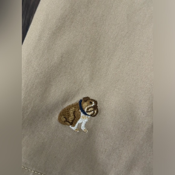 Men’s Polo Ralph Lauren Brown Embroidered Dogs Chino Stretch Shorts- 38 - Picture 3 of 14